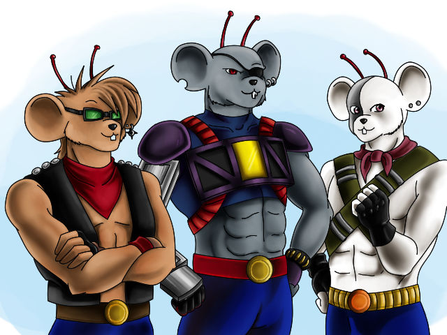 Biker mice from Mars by VanillaHigh on DeviantArt