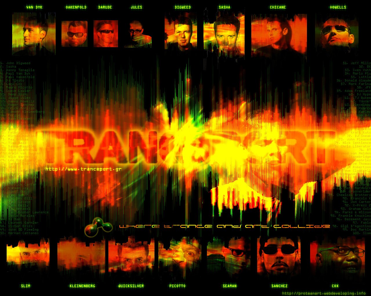 Tranceport - DJs 2001