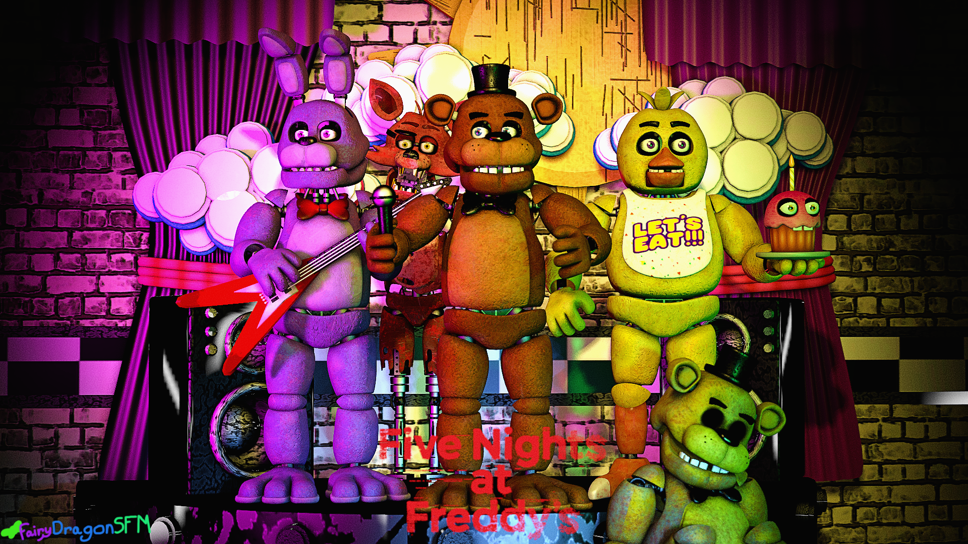 FNaF Poster by FairydragonSFM on DeviantArt