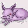 Sleeping Espeon