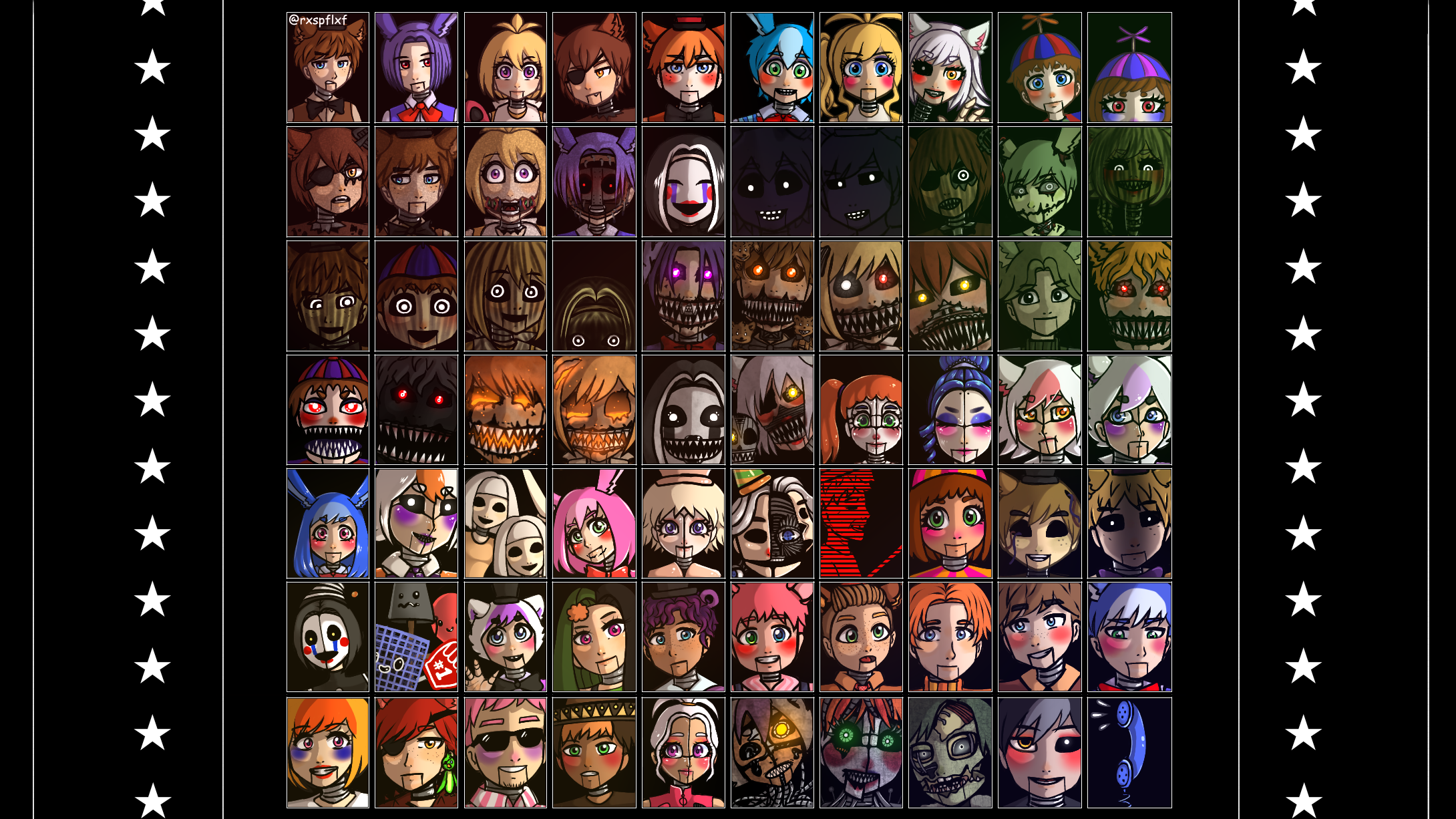 Fnaf UCN fanart (70/20 mode) by malinicka on DeviantArt