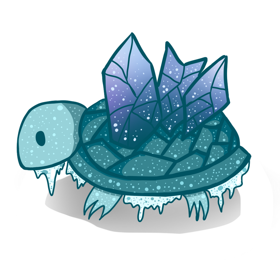 because Ice Turtle by Cherry-Arts on DeviantArt
