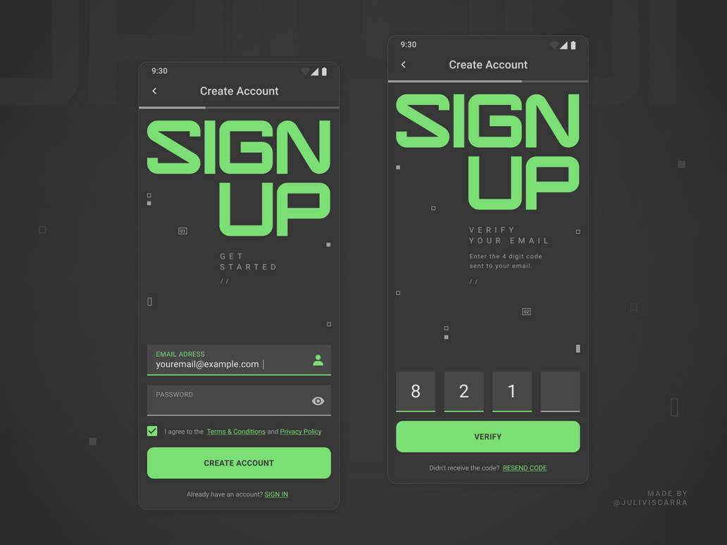 DailyUI #001 - Sign Up
