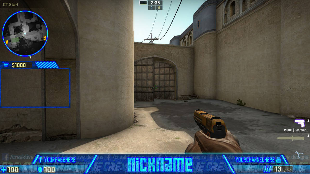 CS:GO IN-GAME Stream Overlay FOR SALE by creaKtivedesigns on DeviantArt