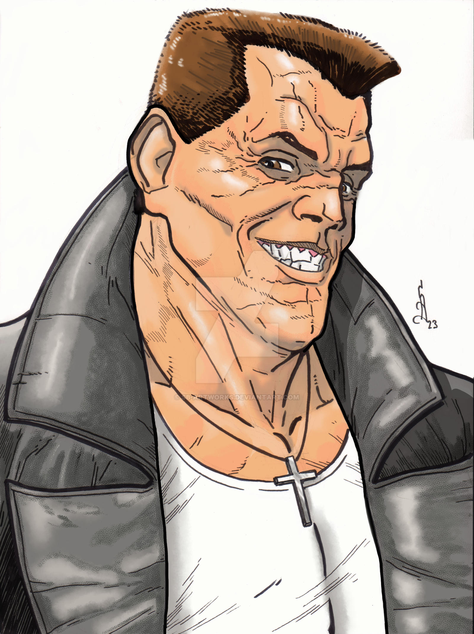 Marv Color Marv - Sin City(Color) by SB-Artworks on DeviantArt