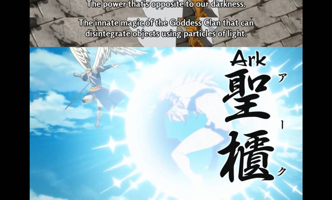 Goddess clan ark magic power 7ds by geniusthedummy on DeviantArt