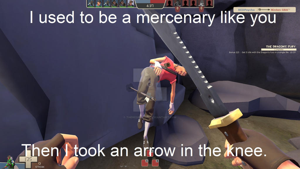 Téléchargement gratuit Images Arrow In The Knee Meme By Theredpsycho On Deviantart dernière par