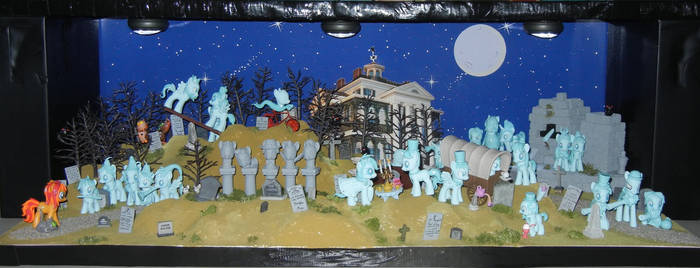 MLP: The Haunted Mansion - Graveyard Scene