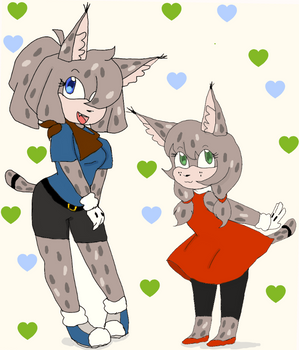 ~.Keren and Millie Ravenclaw.~ Sonic Ocs