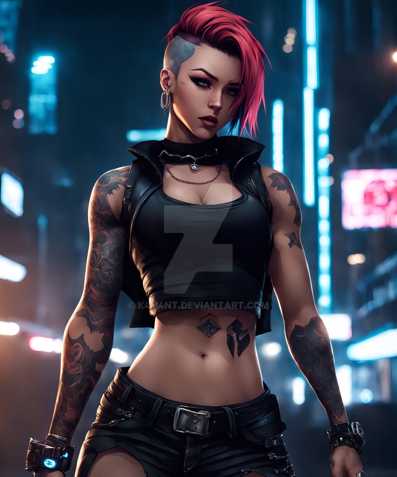 Cyberpunk Girl #55