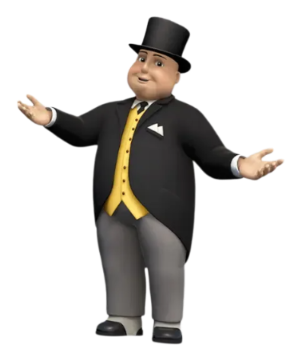 Fat Controller Keychain The Fat Controller by MauricioTheBest on DeviantArt
