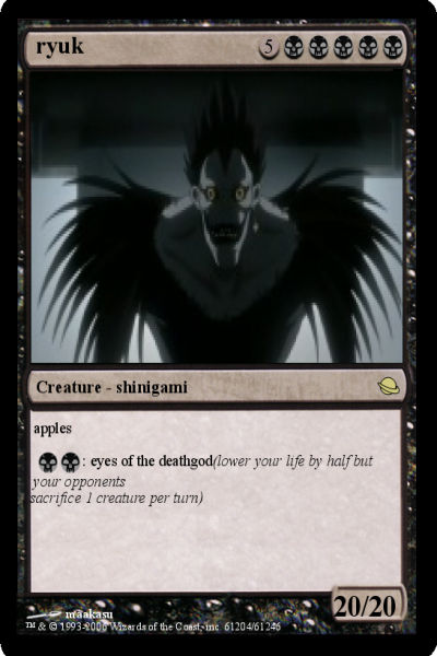Mtg Ryu Commander Card Ryuk MtG card by hollowavery on DeviantArt