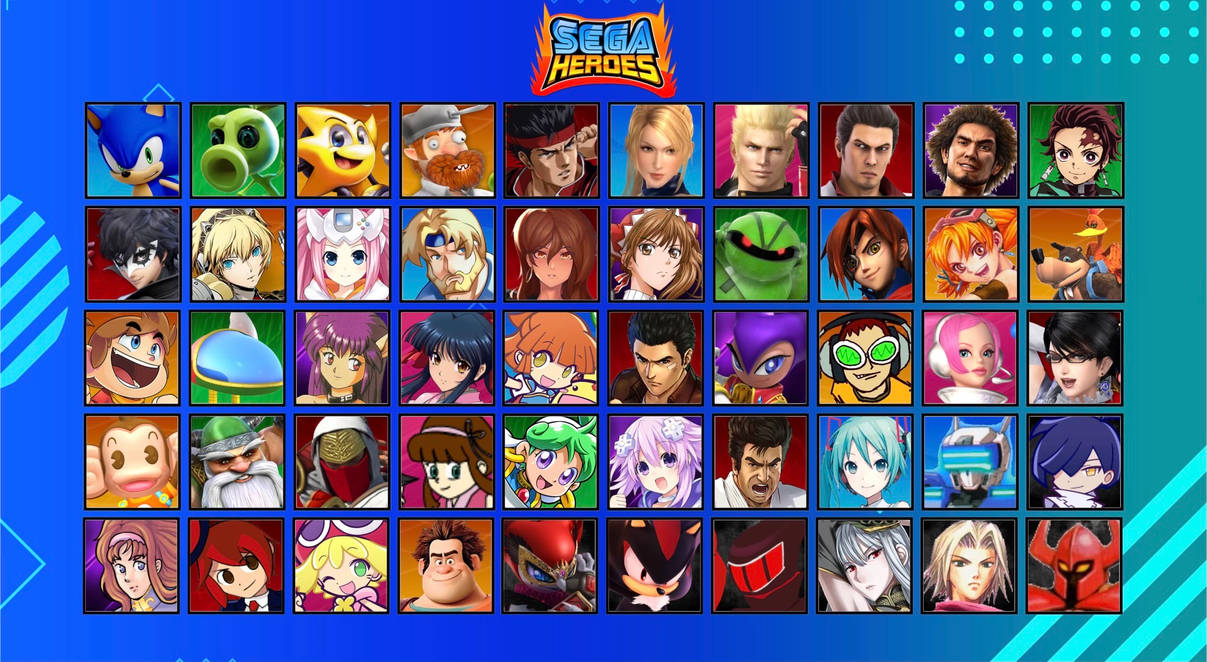 Sbbu Roster Deviantart Sega Smash Bros Roster by SaturnBrothersX on DeviantArt
