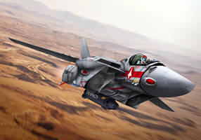 MAcross Fan Art - VF-1J Fighter