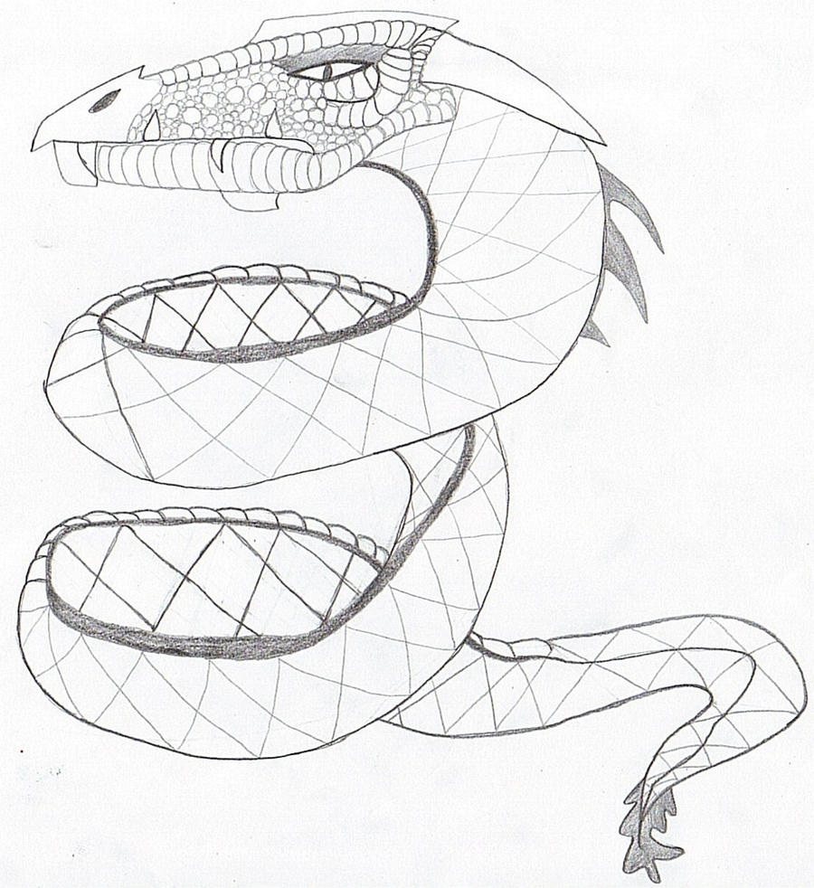 Sea Serpent sketch by WolfieGrrrl on DeviantArt