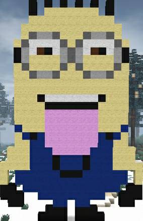 Gru Minecraft Despicable Me Gru Minecraft Pixel Art