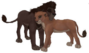 Lion King 2 Kiara and Kovu