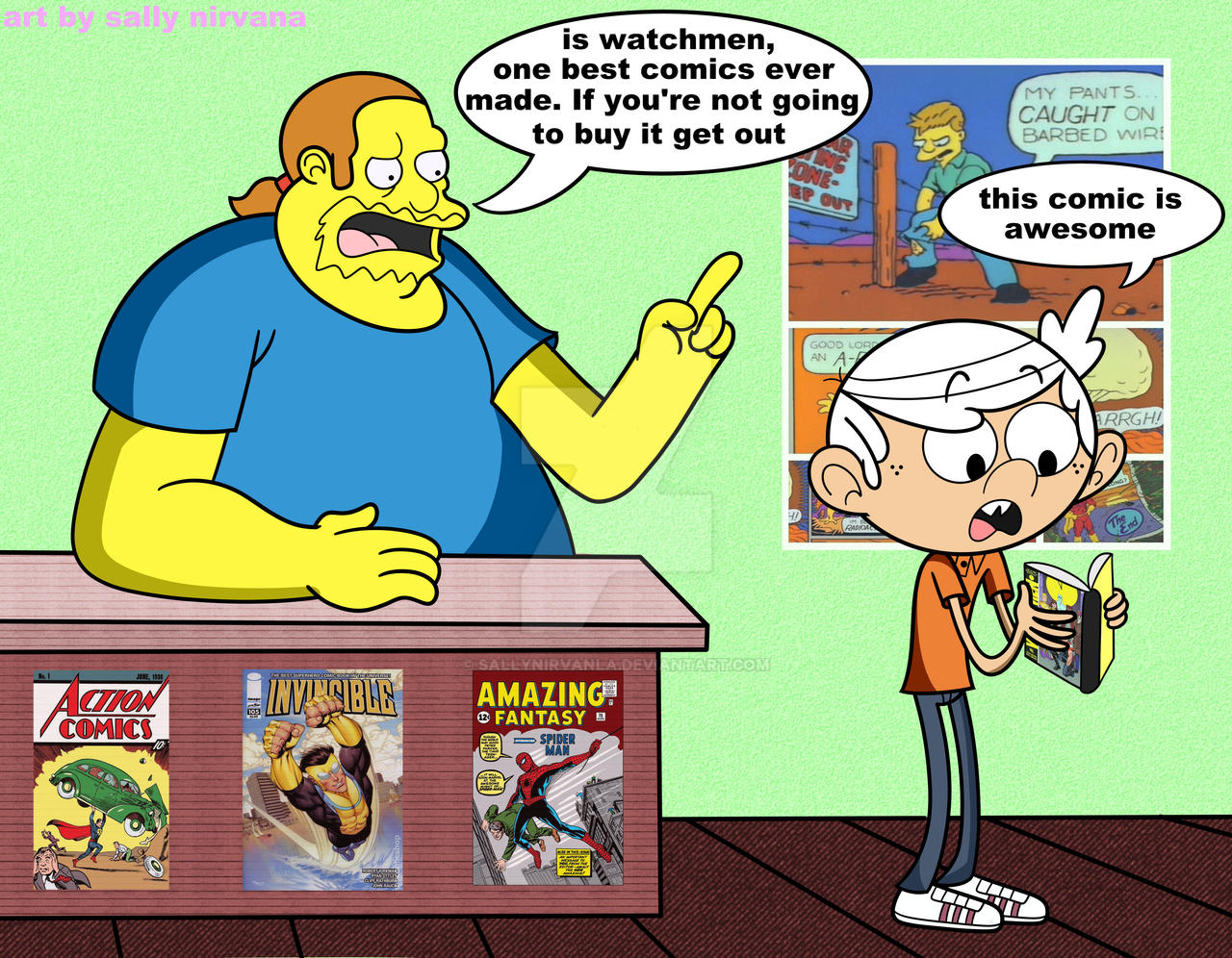 Infinity Rude Boy comicbook guy is rude by SallyNirvanla on DeviantArt