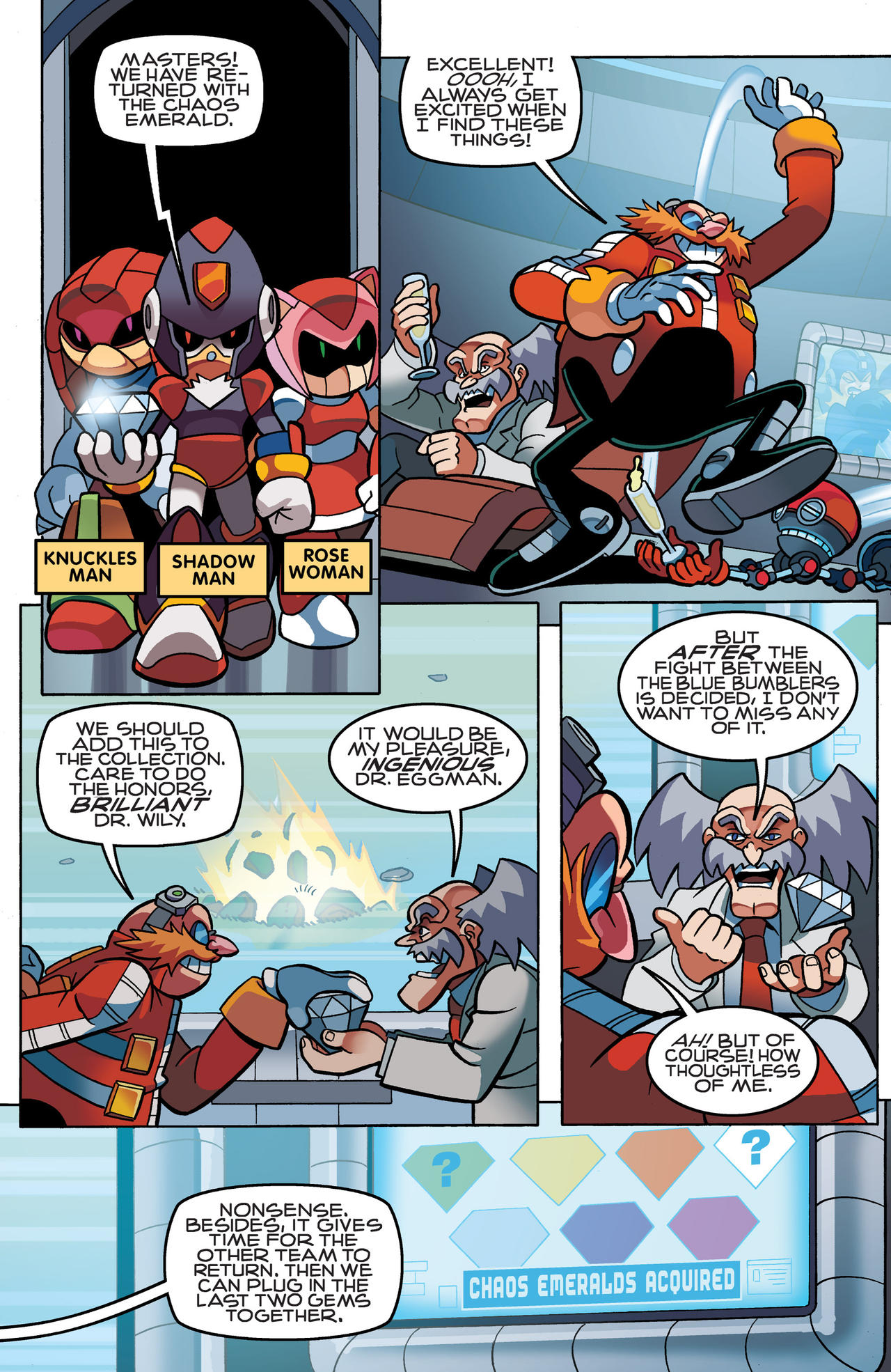 Man Collide Sonic And Mega Man Worlds of Collide Page 6 by 1thdoctothetimehog on ...