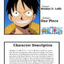 Character Bio - Luffy