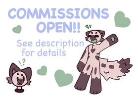 MY COMMS ARE FINALLY OPEN!! by LapriART