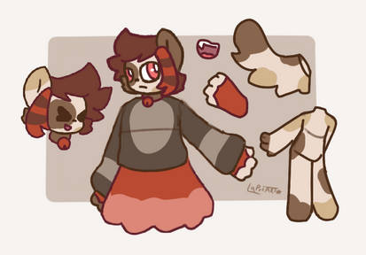 :calico girl ref doodle: