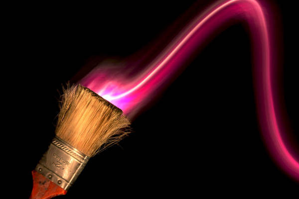 Painting Magenta Light by StewartSteve