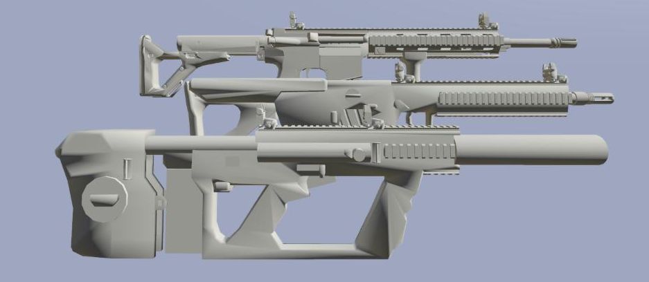 Weapons composite image