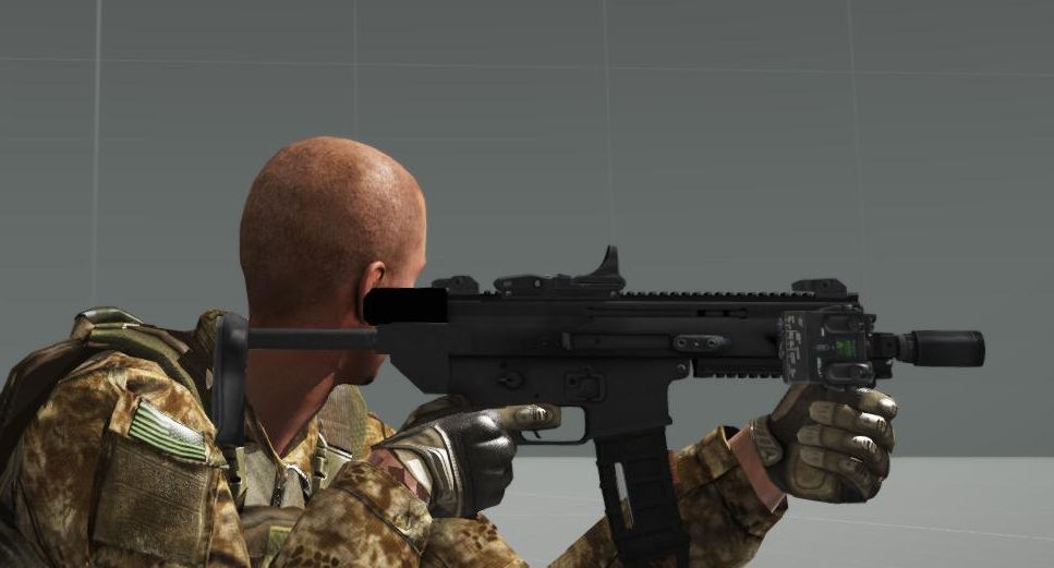 SCAR PDW Arma 3 WIP