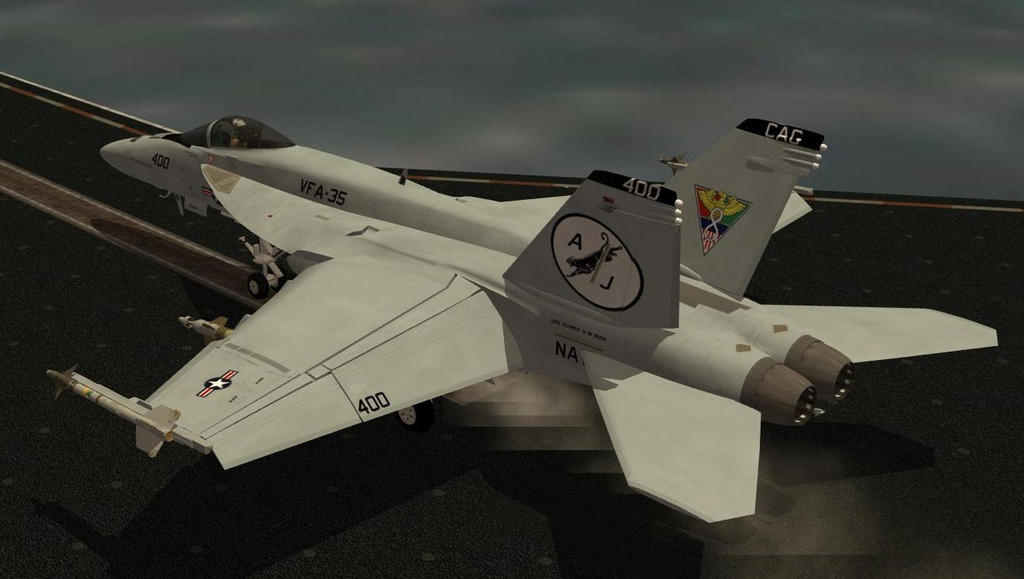 Fictional VFA-35 CAG Super Hornet