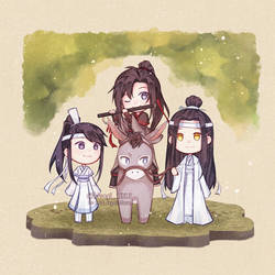 [MDZS] A-Xian's Family (Now)