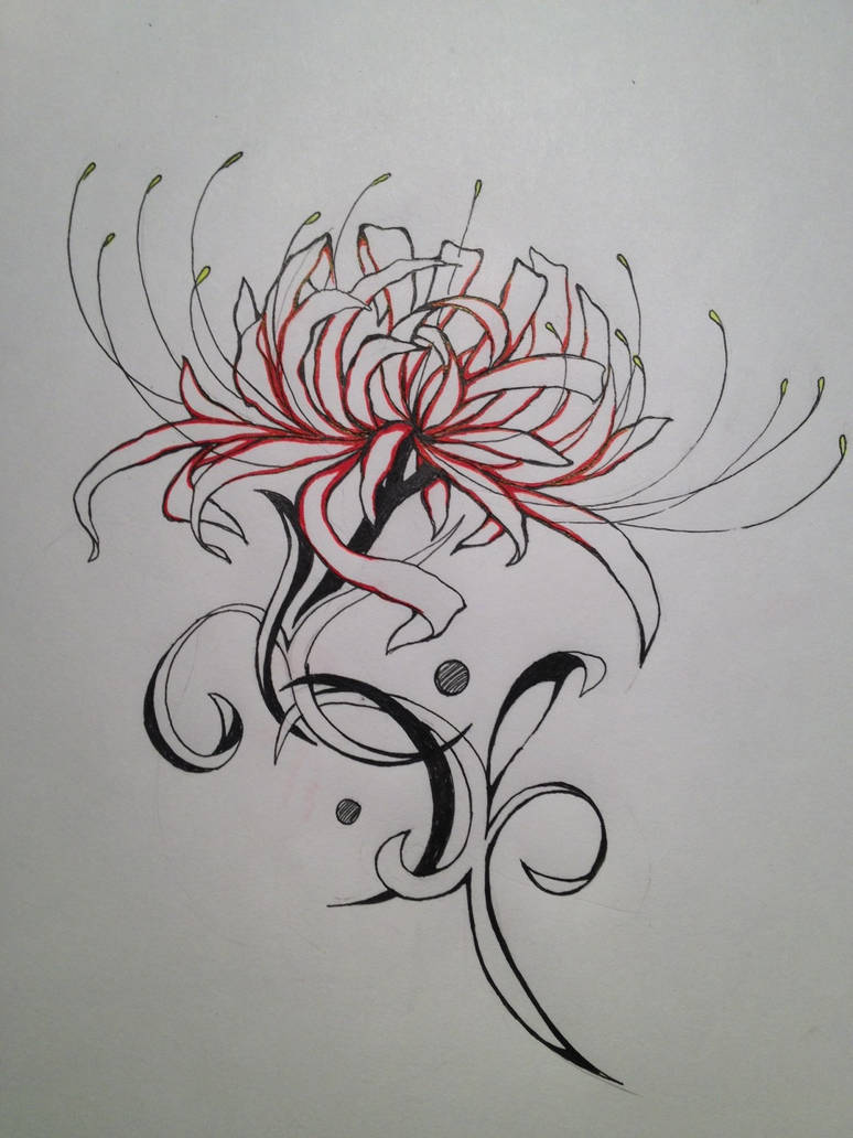 Spider Lily Drawing