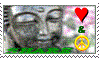 Share Love + Peace - Buddha Stamp(CC BY-NC-ND 3.0) by derJOgelle