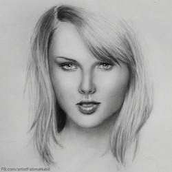 Portrait of Taylor Swift by Fatima Nabil