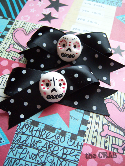 Sugar Skulls Hairclips