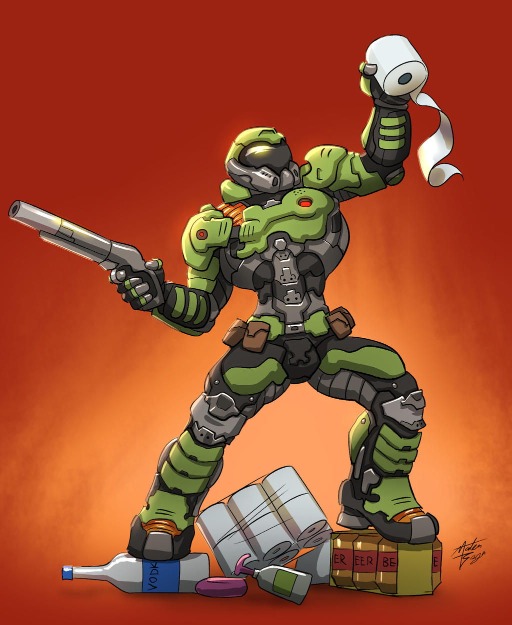 Doomslayer (1/6) by mateusboga on DeviantArt