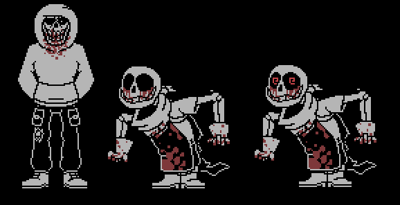 Dusttale Sans sprite (but its the official design) by TheRealAllanTorngren  on DeviantArt