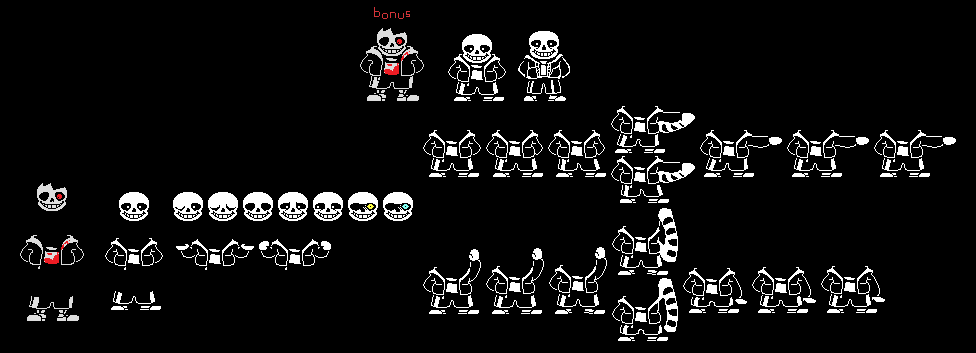 Undertale - Sans battle sprite by sotwound on DeviantArt