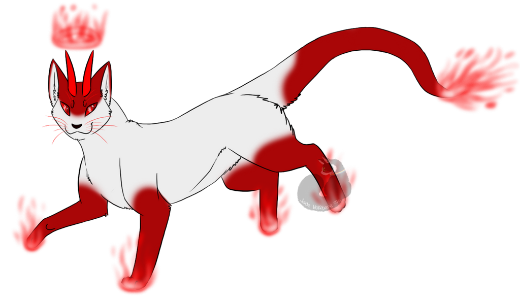 Firecat by Astrooki on DeviantArt