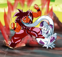 DBZ Goku And Freezer