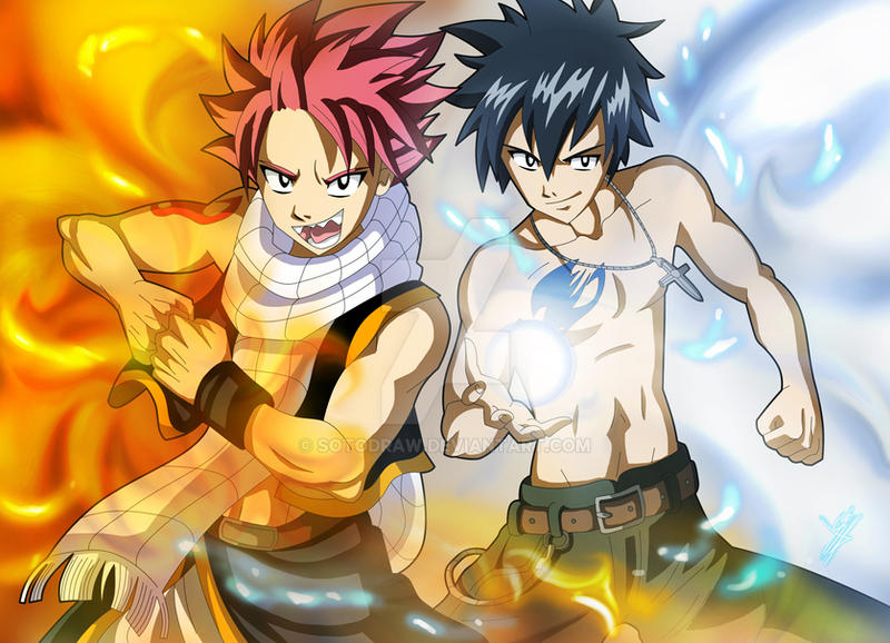 Natsu and Gray of Fairy Tail