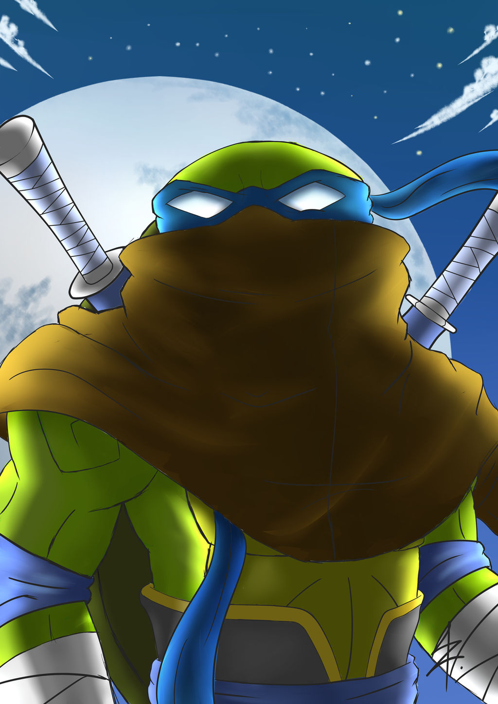 Captain Turtle Leonardo, The Captain Of Turtle by areztoo on DeviantArt