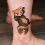 Red Panda Tattoo by Angelique Grimm