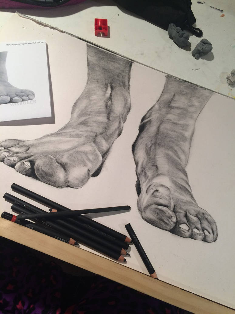 Feet drawing by itsgianna on DeviantArt