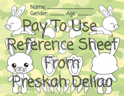 P2U Chibi Bunny Reference Sheet + Base by PreskahDeliao on DeviantArt