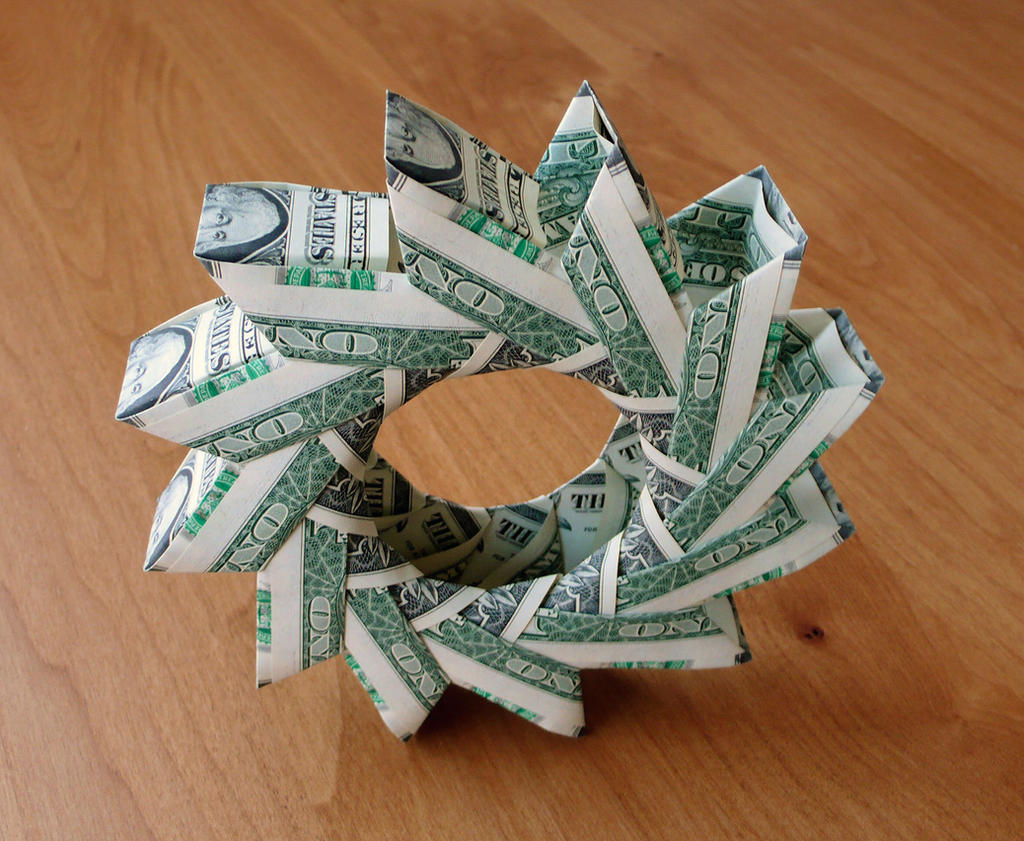 12 Dollar Bill Wheel by craigfoldsfives