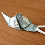 Dollar Bill Origami Snail