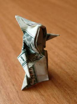 Dollar Bill Origami Grim Reaper