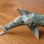 Dollar Origami Dolphin