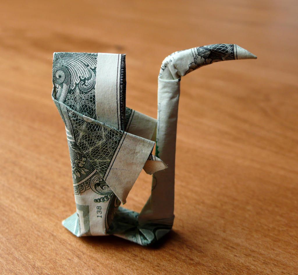 Dollar Origami Grim Reaper